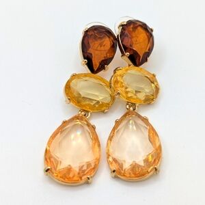 Elegant Champagne tone Drop Earrings